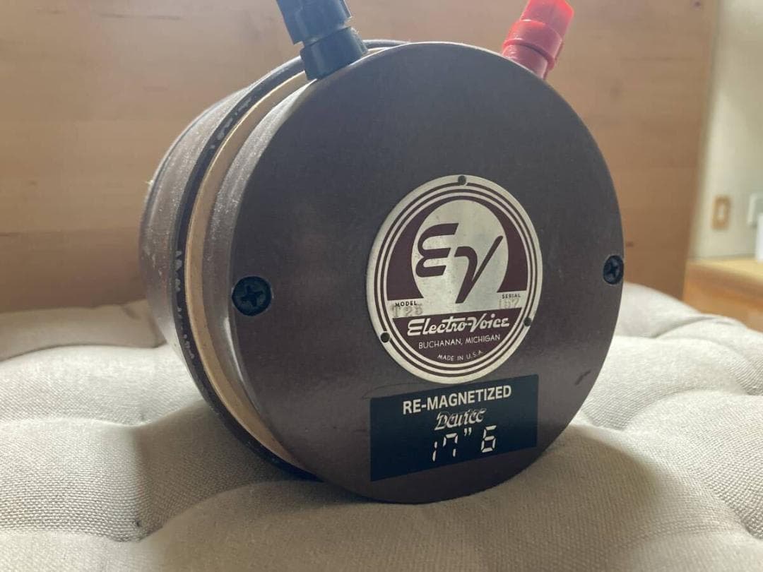 最初期　エレクトロボイス ELECTRO VIOCE T25　サウンドデン再着磁