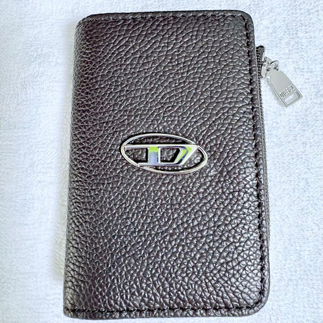 ディーゼル L-ZIP KEY キーケース ケース 小銭入れ ブラウン