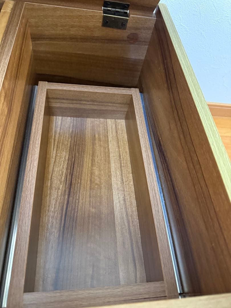 LOWYA 鏡台 ウッド調 ローテーブル ドレッサー 送料無料