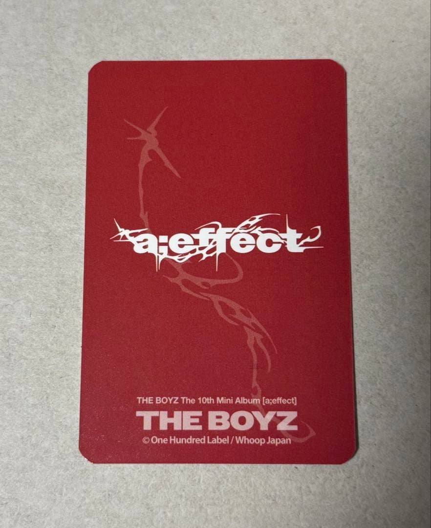 theboyz ソヌ Whoop 特典会 お渡し会 限定 トレカ
