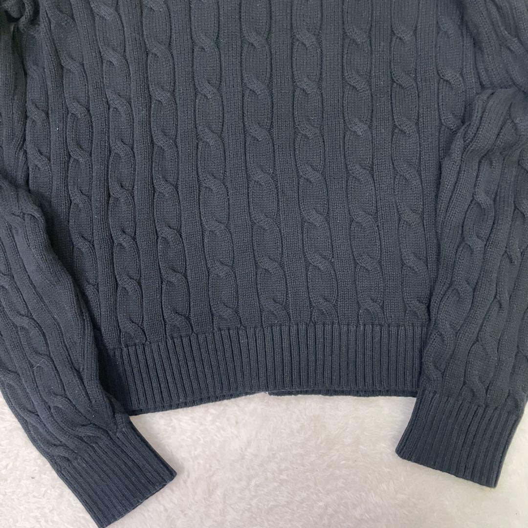 極美品　LAUREN RALPH LAUREN ケーブルニット カーディガン