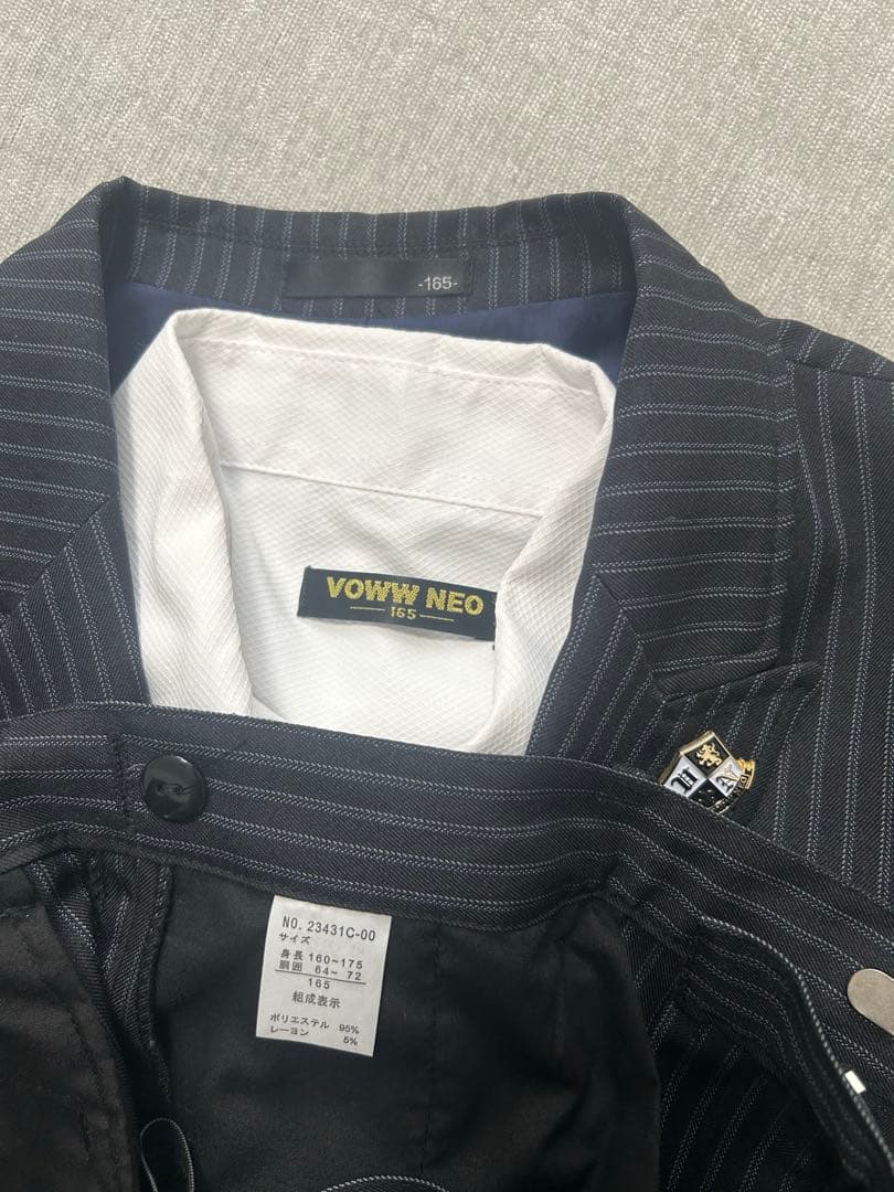 【ヒロミチナカノ】美品　男の子 フォーマルスーツ165 セットアップ 卒服