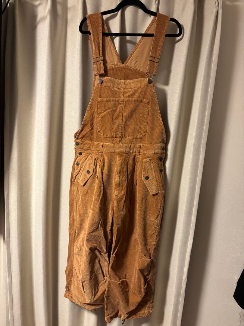 【glamb】コーデュロイビッグオーバーオール