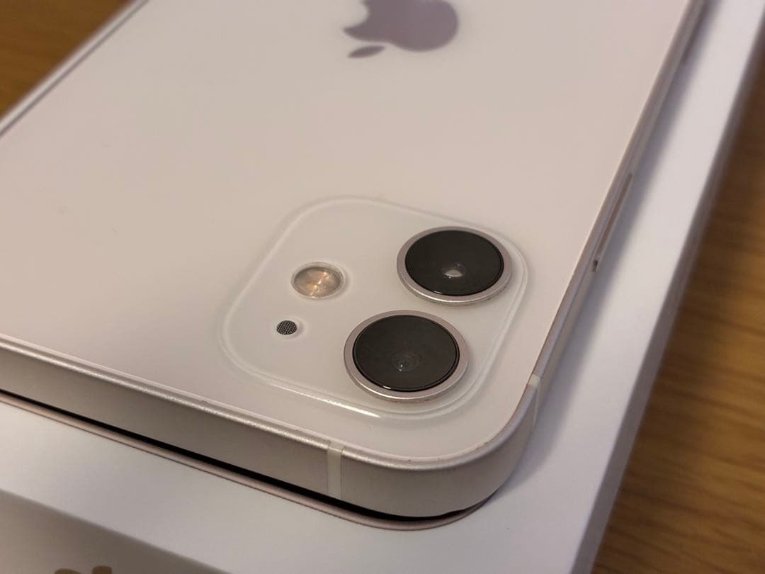 iPhone12 64GB ホワイト SIMフリー 箱 iFace付