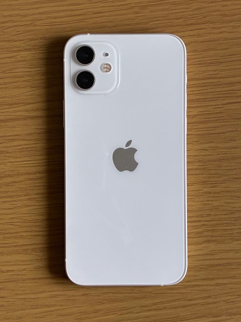 iPhone12 64GB ホワイト SIMフリー 箱 iFace付