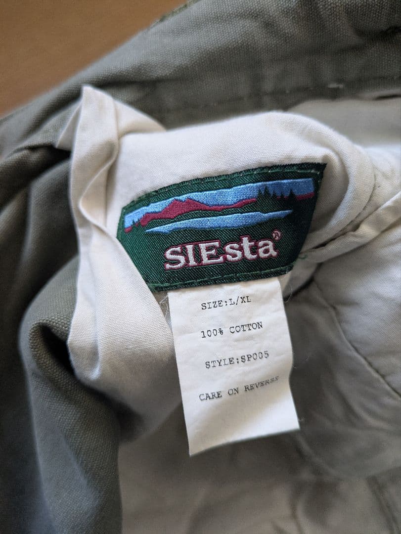 Siesta カーゴパンツ L/XL 100%コットン