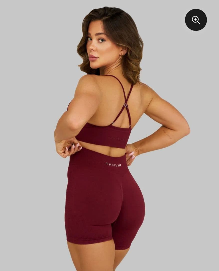 THRIVIN エレベート リブ ミッドウエスト コンターショーツ 二つセット