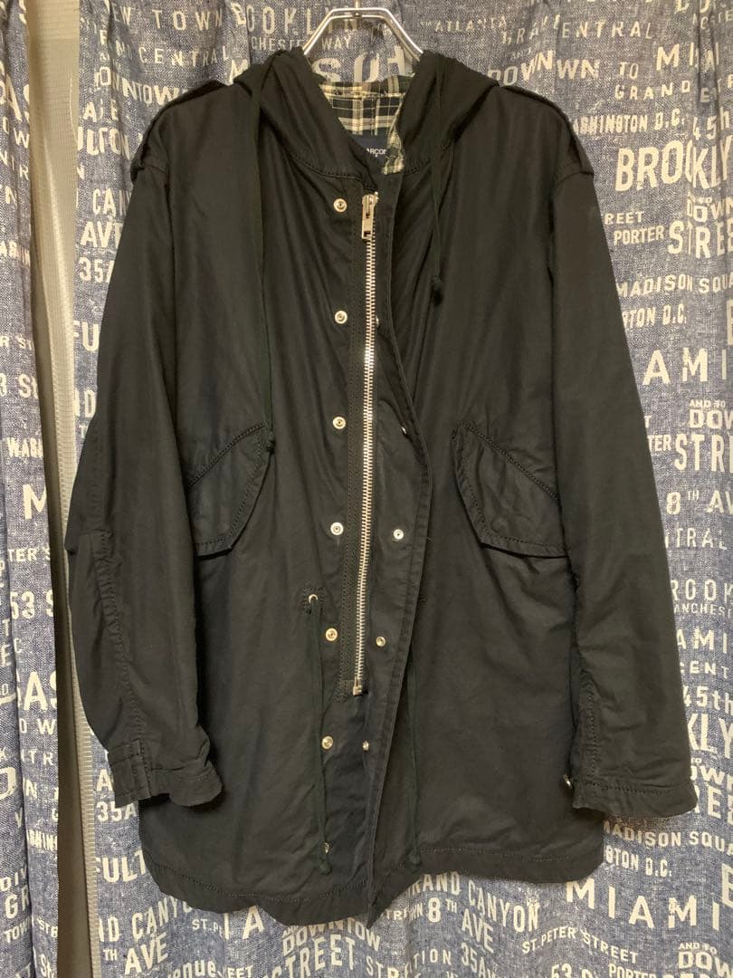 comme des garcons homme モッズコート　着画像あり