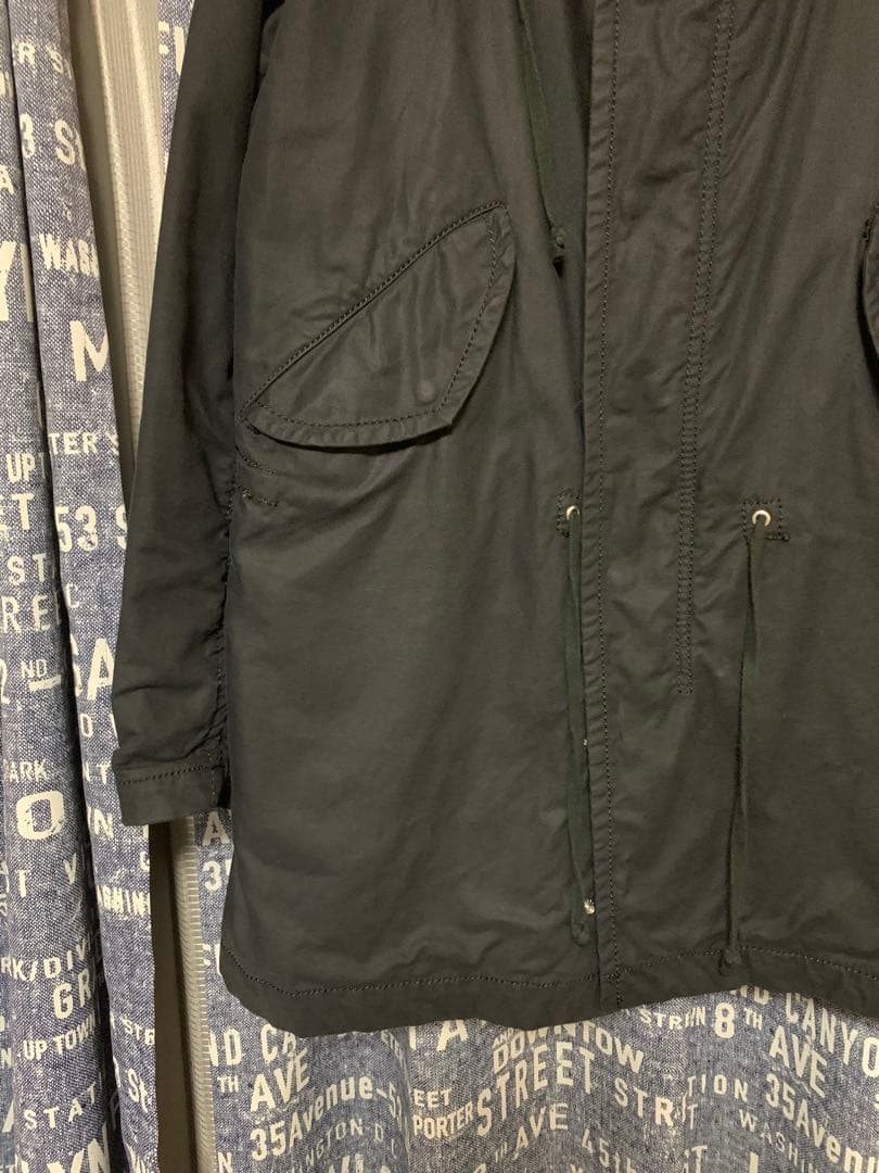 comme des garcons homme モッズコート　着画像あり