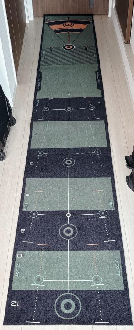 【美品】WELLPUTT ウェルパット パッティングマット 3M