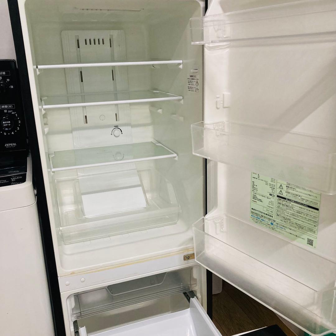 美品高品質ブラックでまとめた一人暮らし家電セット❗️大阪、大阪近郊配送無料