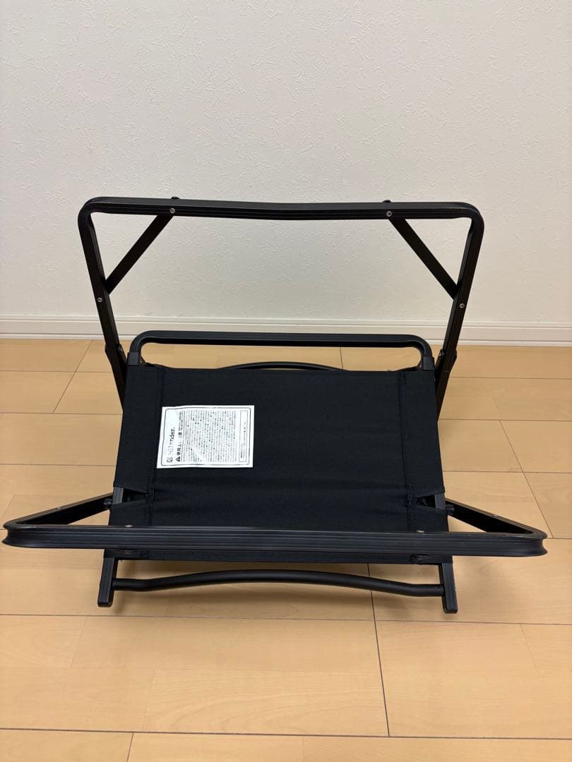 ハイランダー　アルミデッキチェア　ブラック　4脚セット