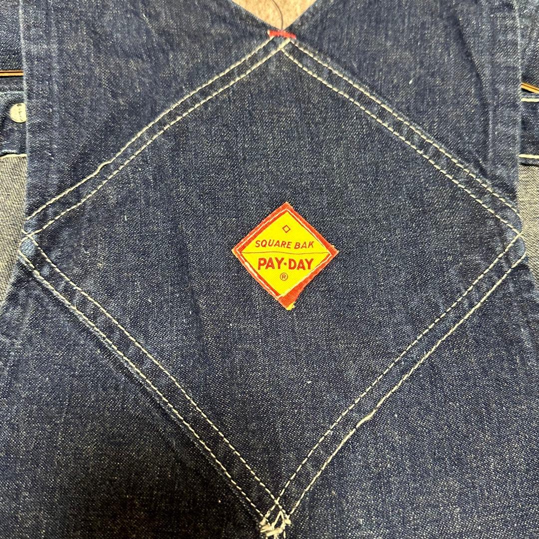 PAYDAY デニムオーバーオール 濃紺 美品 PENNEY'S 50s 60s