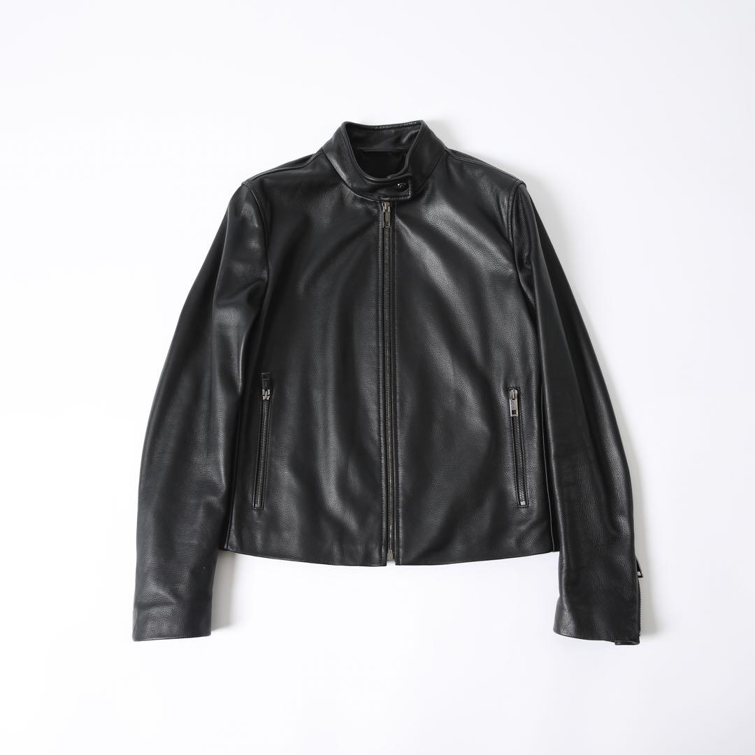 BALLY バリー シングルライダースジャケット ブラック サイズ40 美品