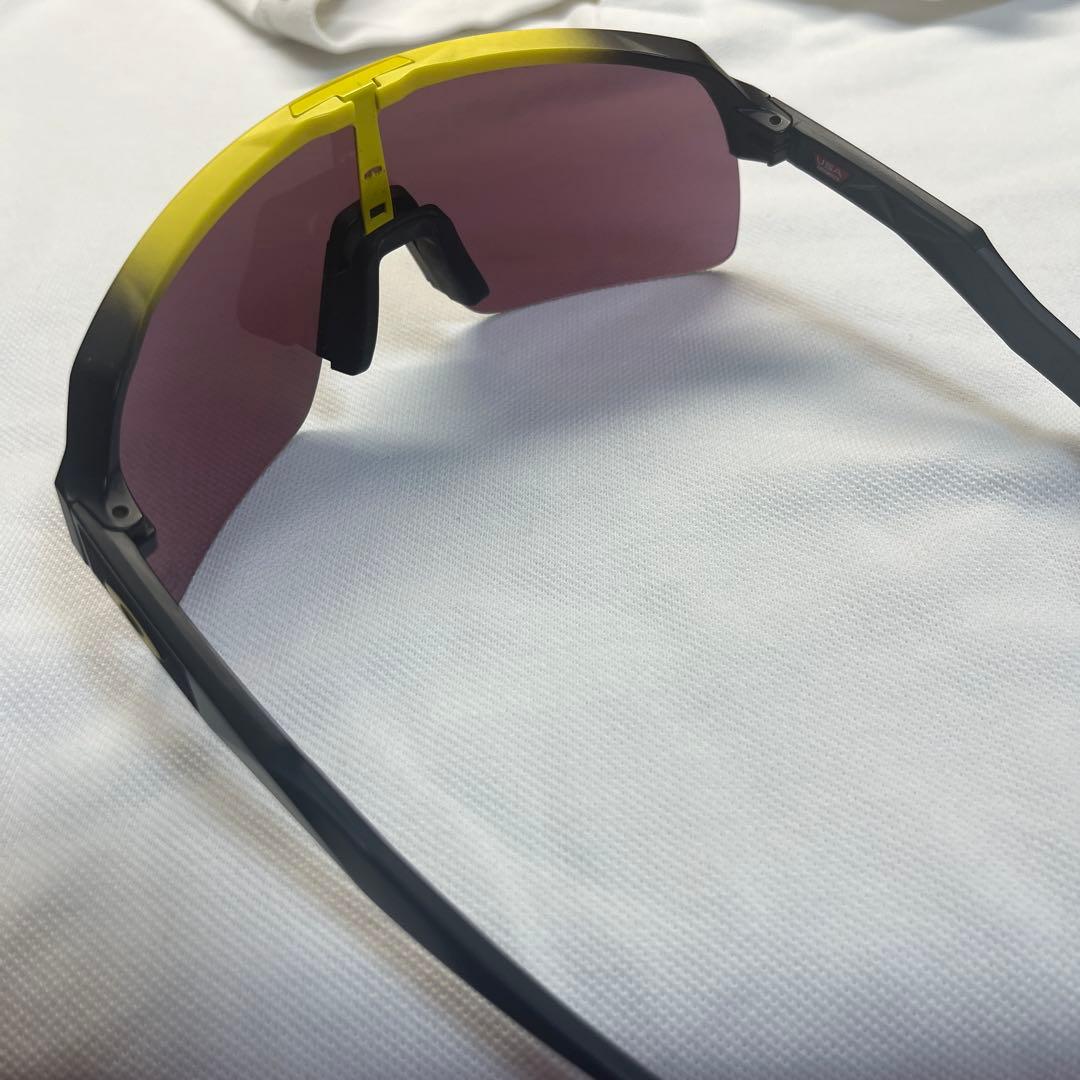 Oakley スポーツサングラス ブラック/イエロー