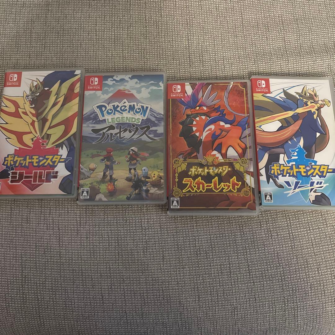 【動作確認済み】ポケモン ソフト 4本セット