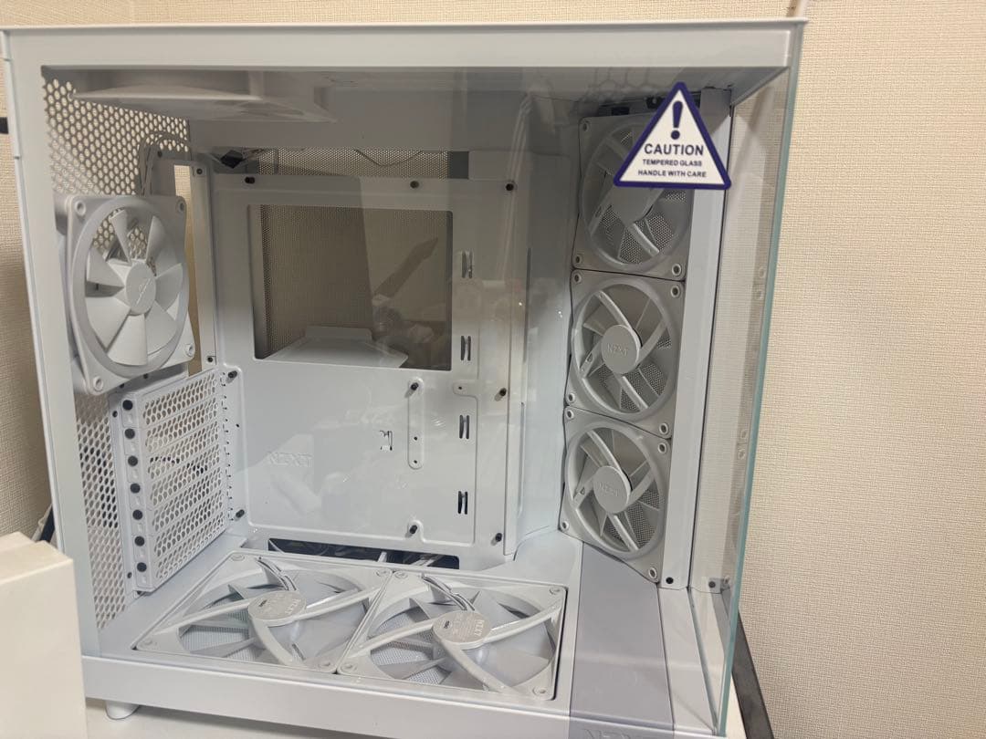 NZXT H6 FLOW WHITE RGBファン ファンコントローラーセット