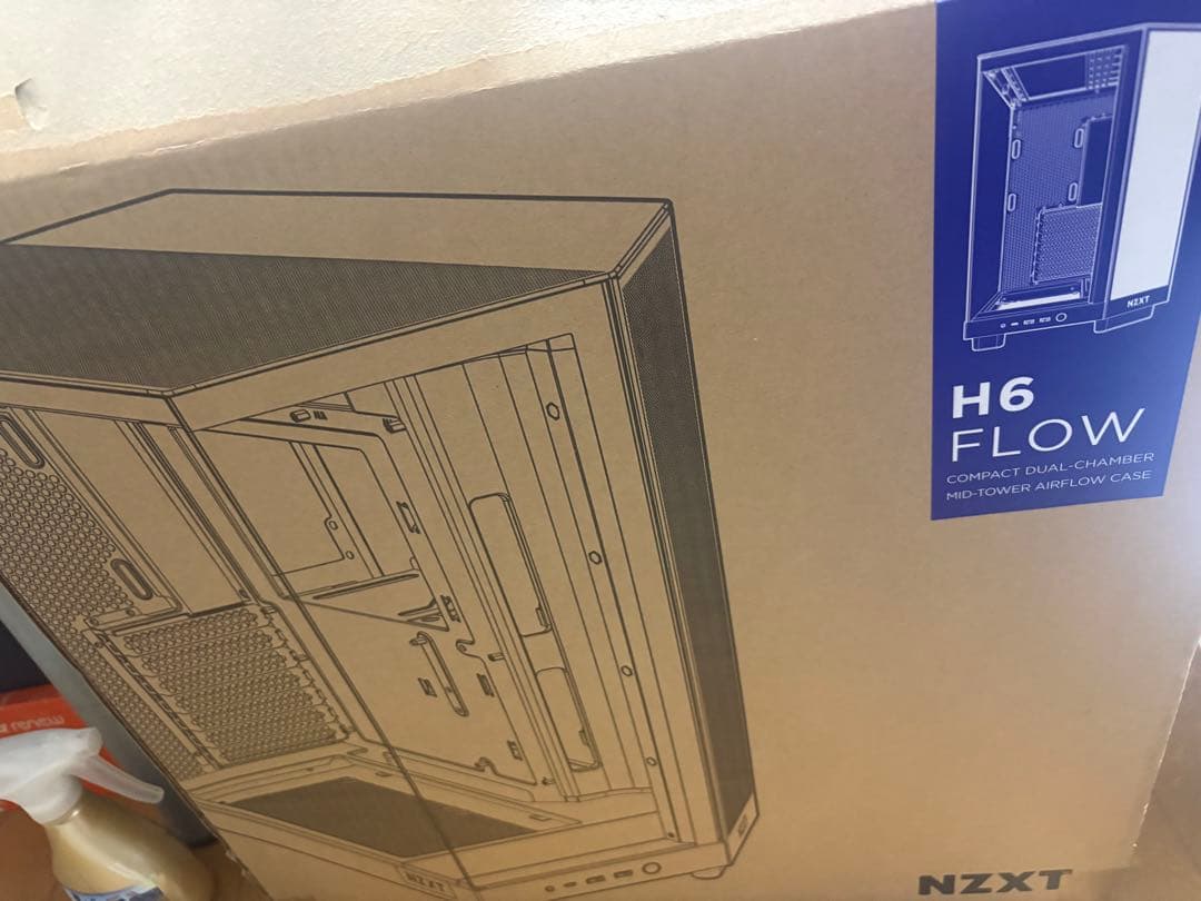 NZXT H6 FLOW WHITE RGBファン ファンコントローラーセット