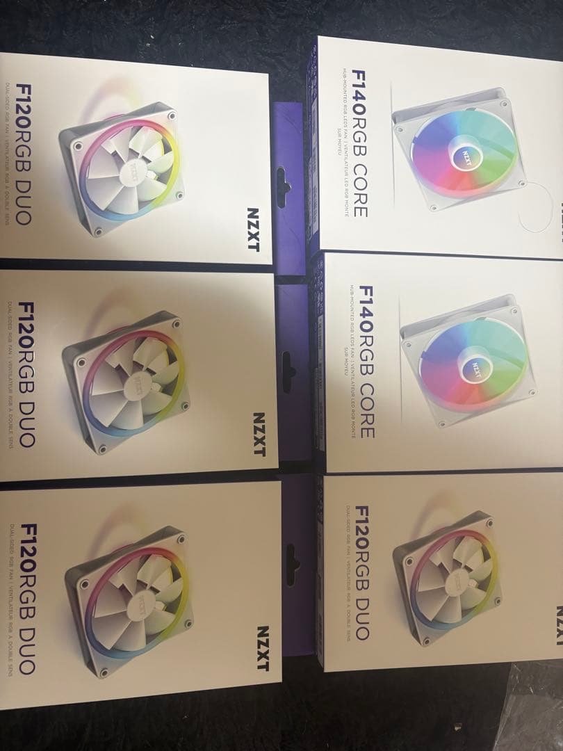 NZXT H6 FLOW WHITE RGBファン ファンコントローラーセット