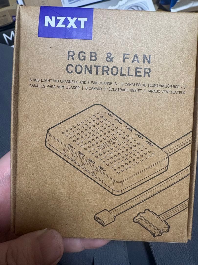 NZXT H6 FLOW WHITE RGBファン ファンコントローラーセット