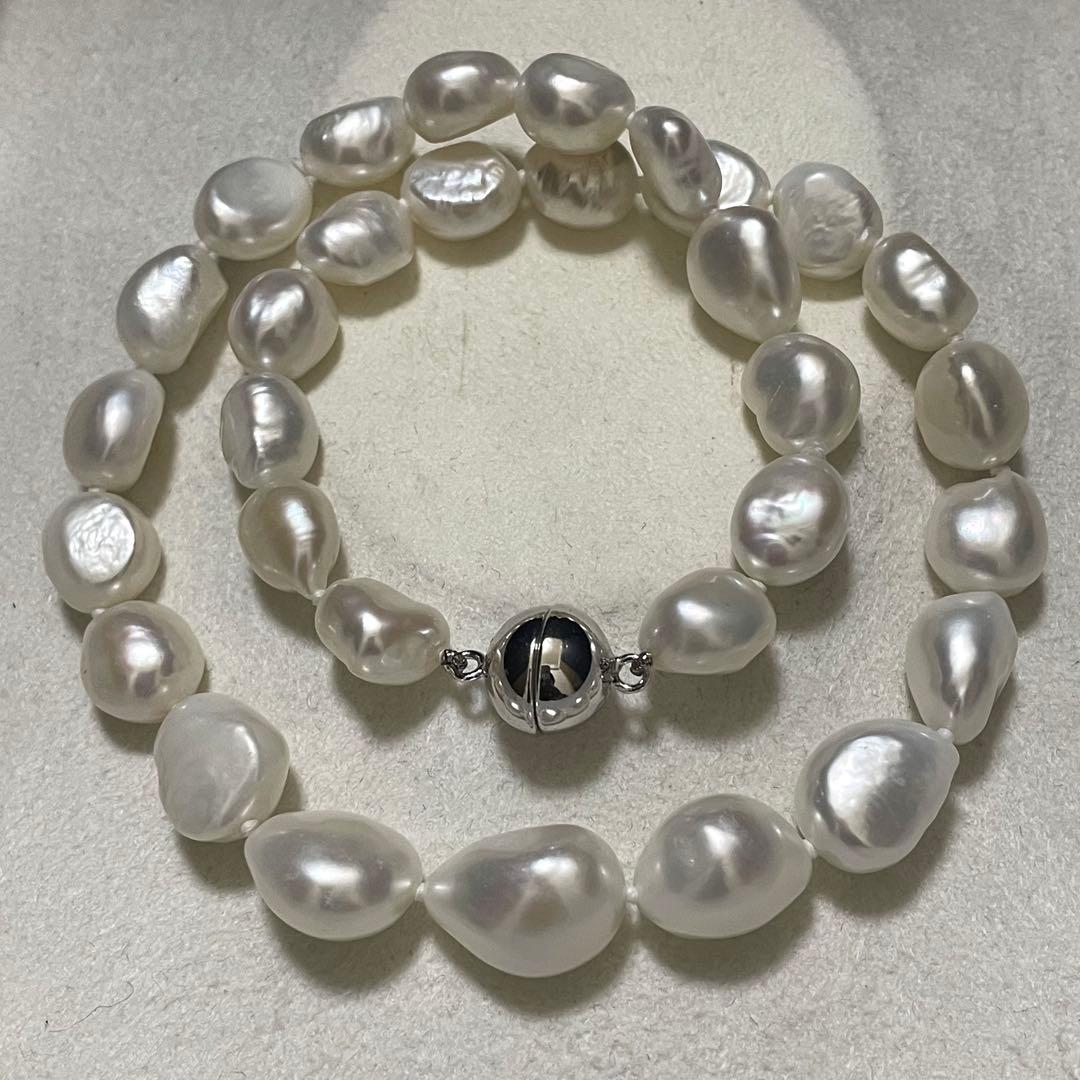 ノリコ【超大珠✨本真珠】 ネックレス 8.0-12.5 パール バロック