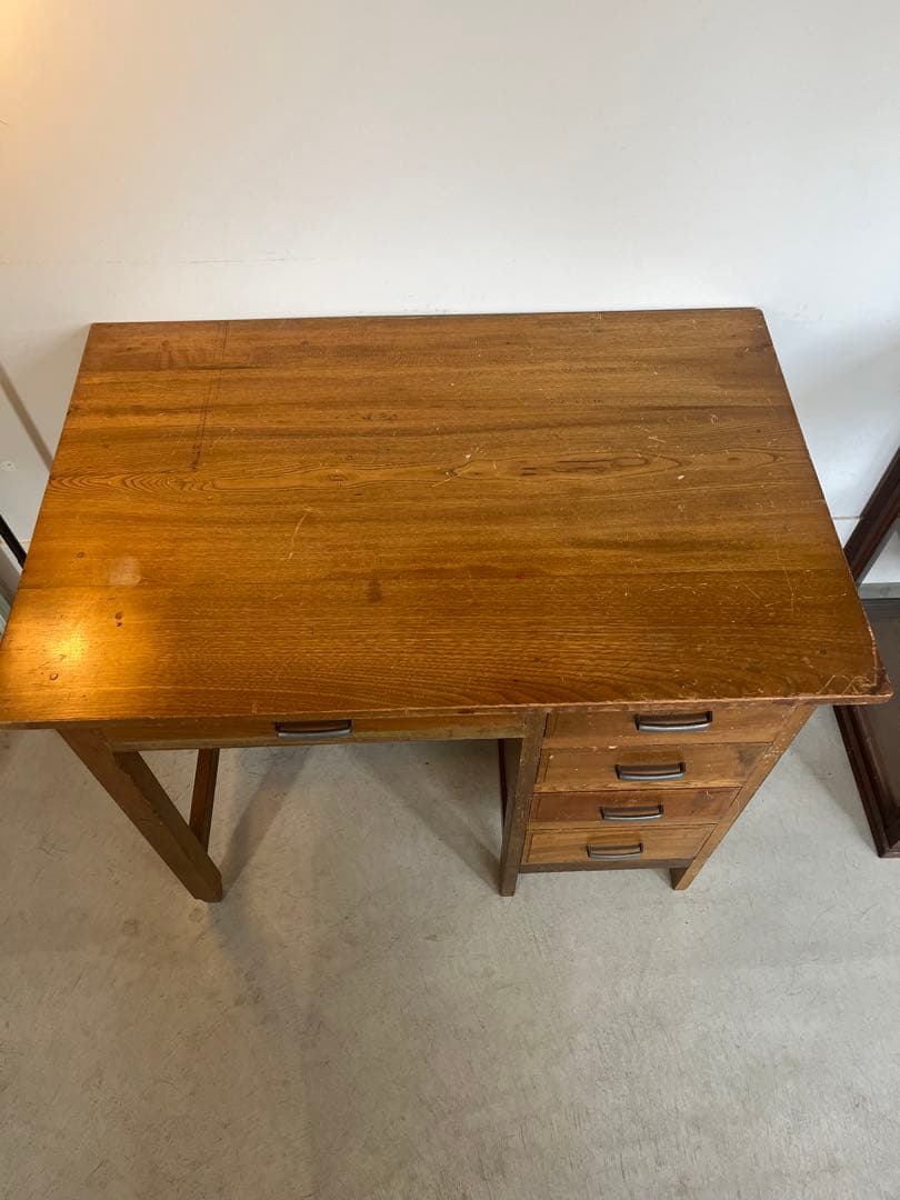 古道具　昭和レトロ　机