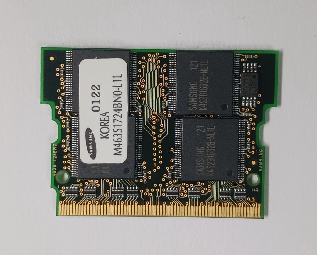 【希少】Samsung製 128MB Micro-DIMM No.0122