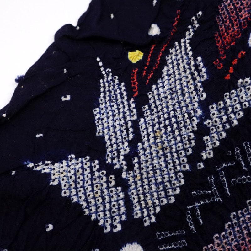 《剱持★手縫い仕立て＋色留め＋『有松鳴海絞』華麗な花模様■反25-98》