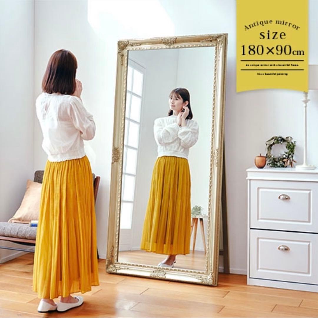 姿見　鏡　アンティーク　全身
