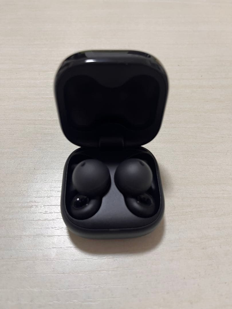 【値下げ可】linkbuds open 黒　ケース付き