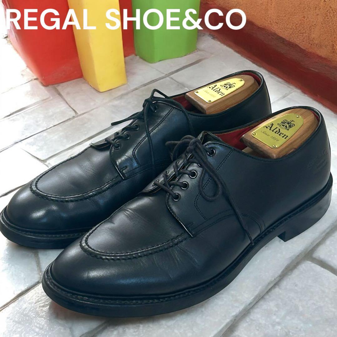 かず REGAL SHOE&CO Uチップシューズ　ブラック26.5