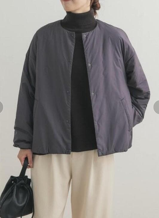 ☆りさん専用☆UR TECH 撥水ポケッタブル中綿ブルゾン チャコールグレー