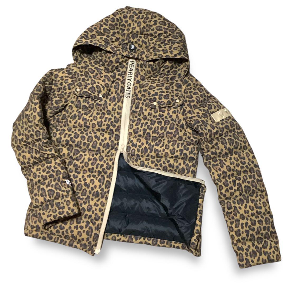 らぁちゃん様　51700円パーリーゲイツ4WAYレオパードダウンジャケット1