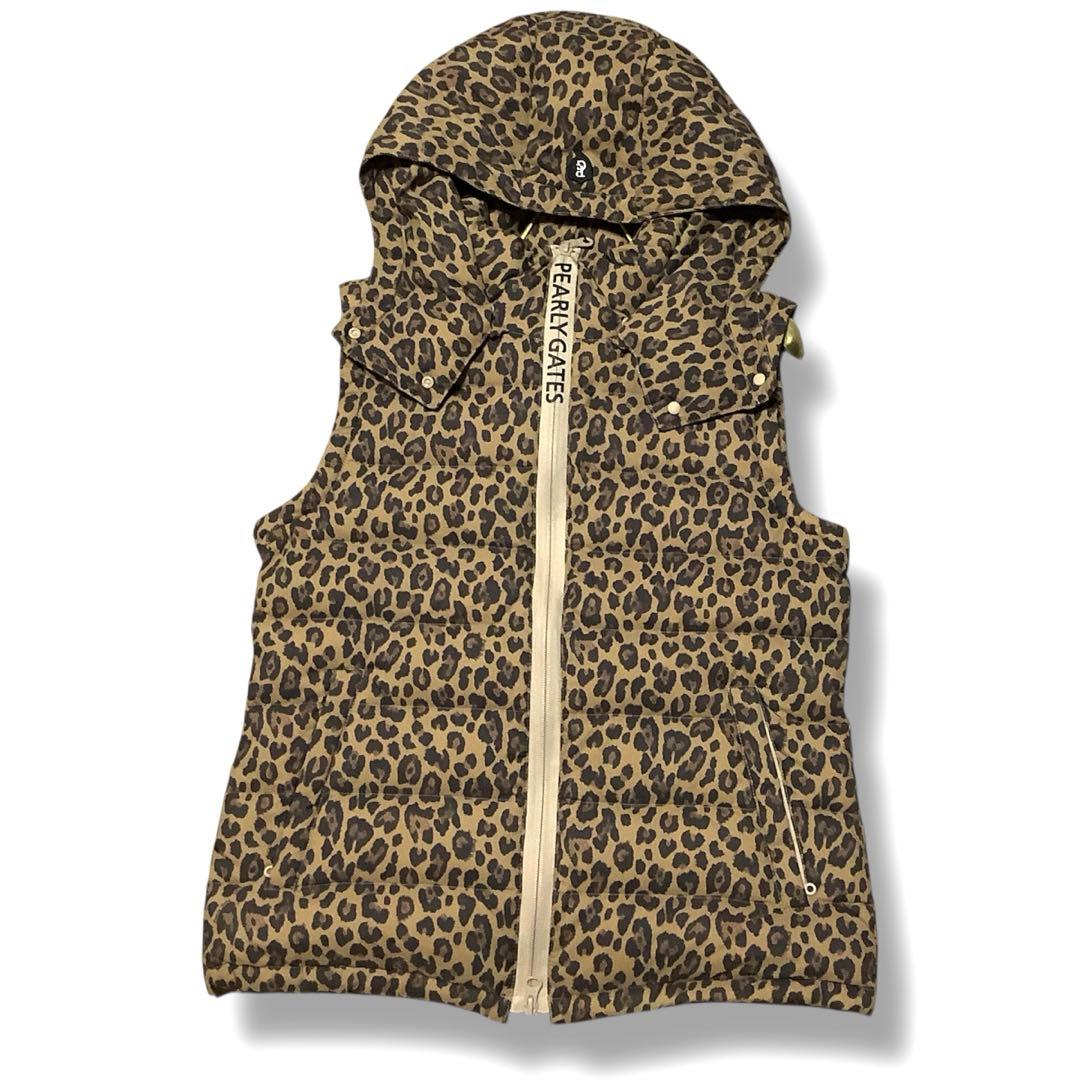 らぁちゃん様　51700円パーリーゲイツ4WAYレオパードダウンジャケット1