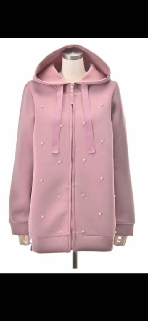 ももお2点まとめ♥️アンドラブ♥️パールビジューの華やかパーカーチュニック