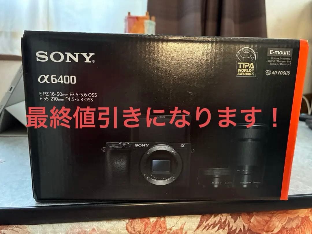 SONY α6400 ダブルズームレンズキット 新品未開封品！