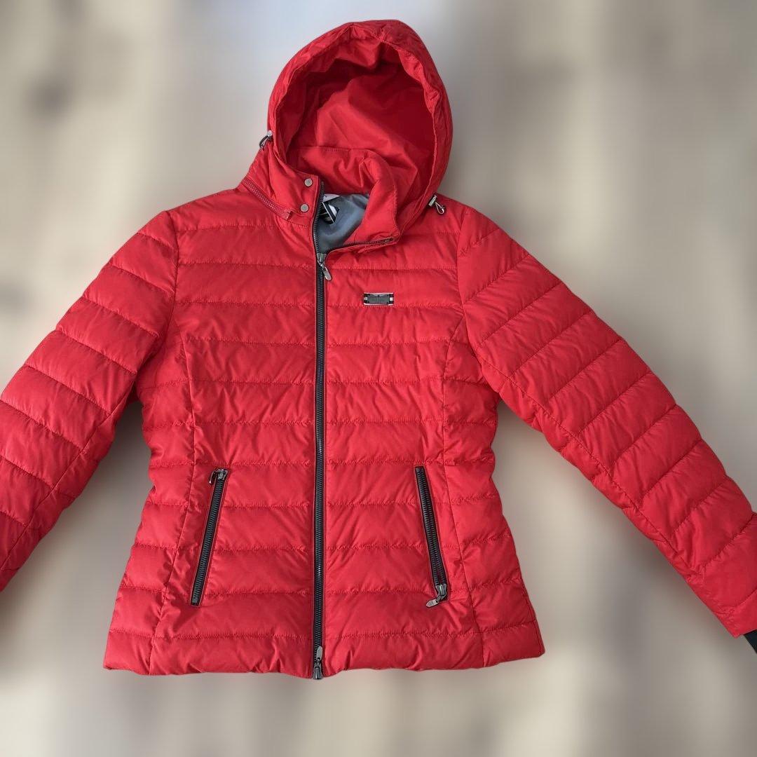 美品ランバンスポール フード付き中綿レディースジャケット サイズ40