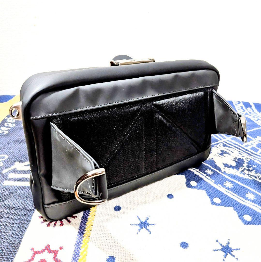 極美品　ARTPHERE アートフィアー　ダレス ショルダーバッグ ネイビー