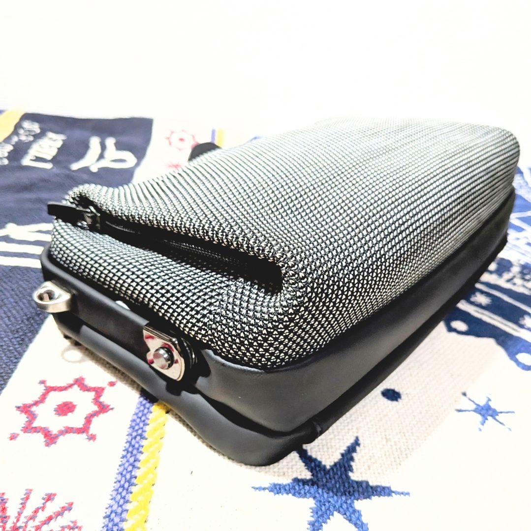 極美品　ARTPHERE アートフィアー　ダレス ショルダーバッグ ネイビー