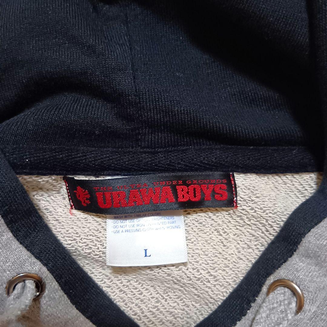 URAWA BOYS 威風堂々 パーカー グレー L 浦和レッズ 浦和ボーイズ