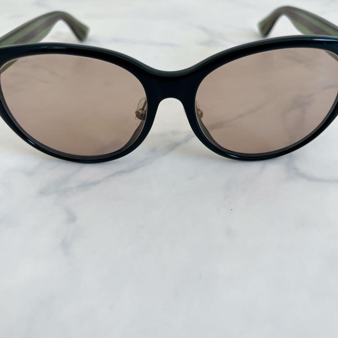 GUCCI グッチ サングラス ウェブライン シェリーライン ゴールドロゴ