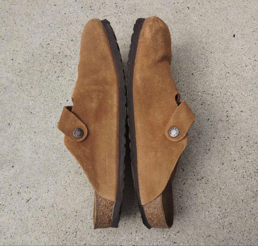 ビルケンシュトック ボストン ブラウン スエード 26.5cm 41