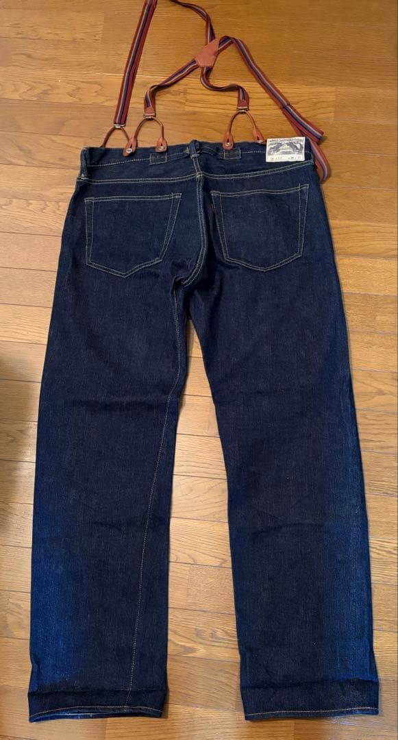 と*も様 ダリーズ &コーL201 デニム日本製復刻 シンチバック サスペンダー