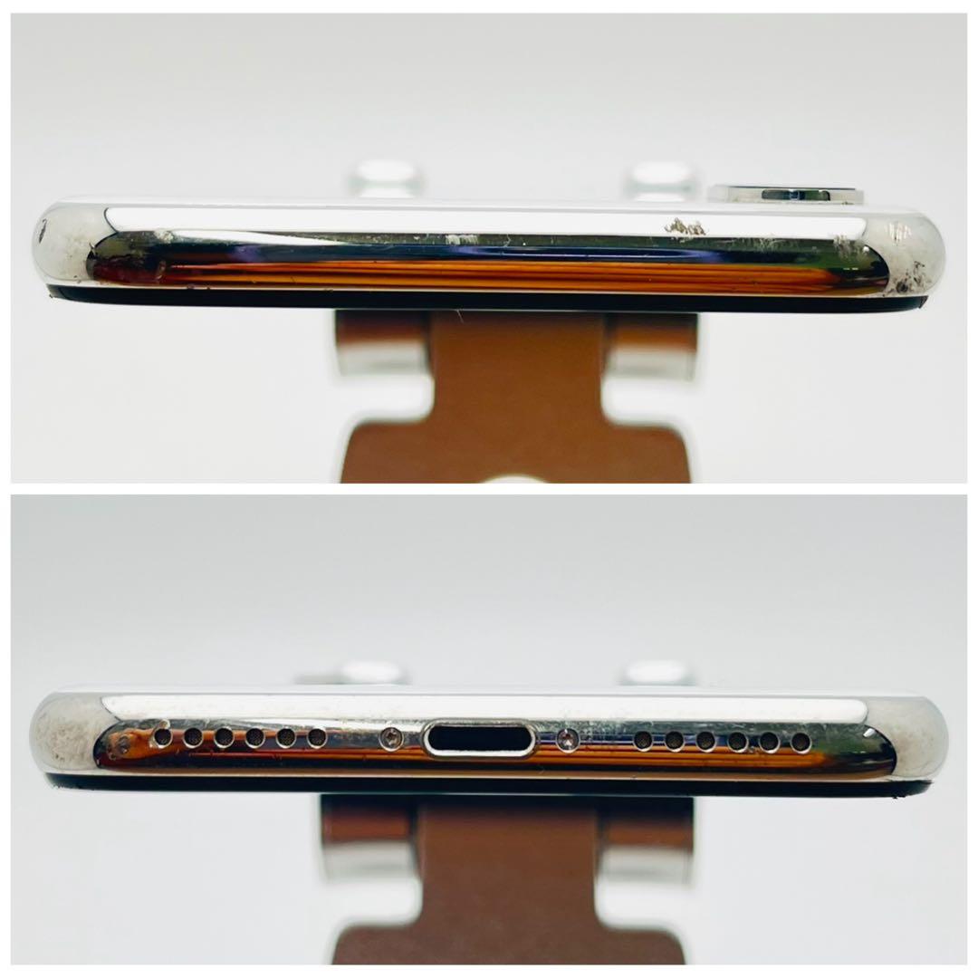 B 100% iPhone X 64 GB SIMフリー シルバー 本体