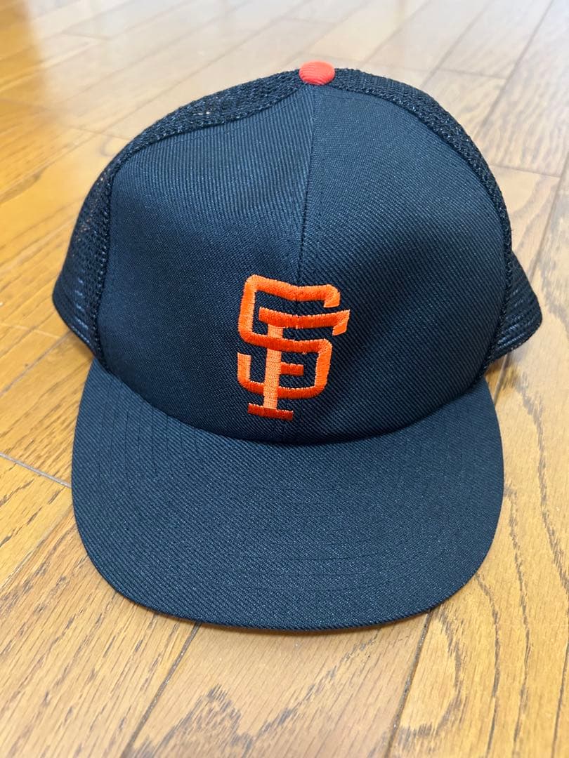 サンフランシスコジャイアンツ メッシュキャップ スナップバック ビンテージ SF