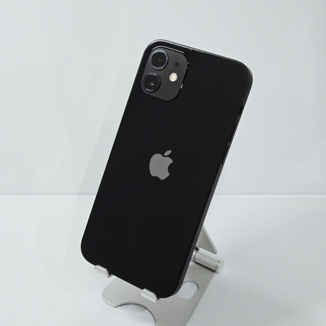 04 iPhone12 ブラック SIMフリー バッテリー90%
