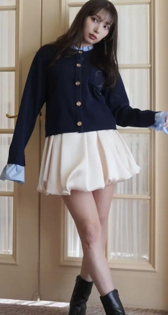 極美品＊Attached collar カーディガン eimy istoire