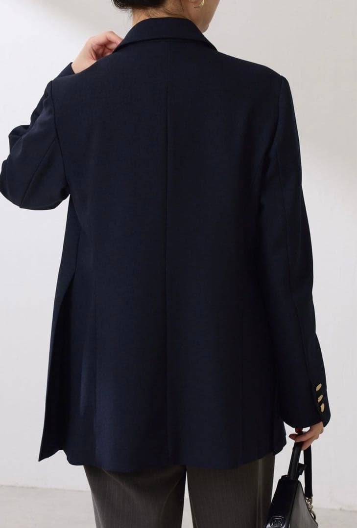 ガリャルダガランテ ウールライクダブルジャケット　ネイビー　金ボタン　新品
