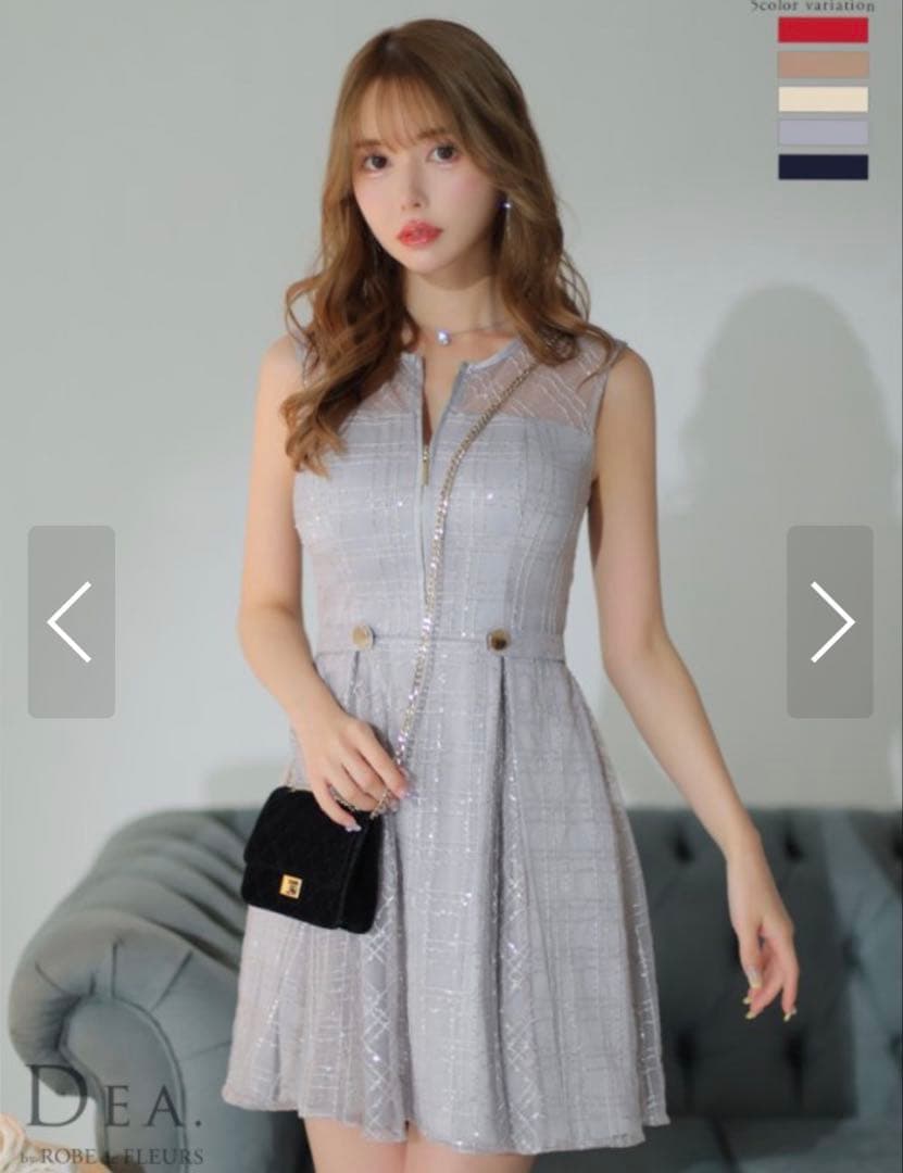 ROBE de FLEURS DEA フレアスカート キャバドレス