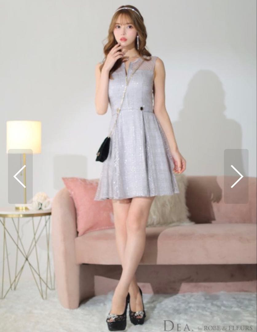 ROBE de FLEURS DEA フレアスカート キャバドレス